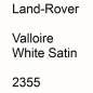 Preview: Land-Rover, Valloire White Satin, 2355.